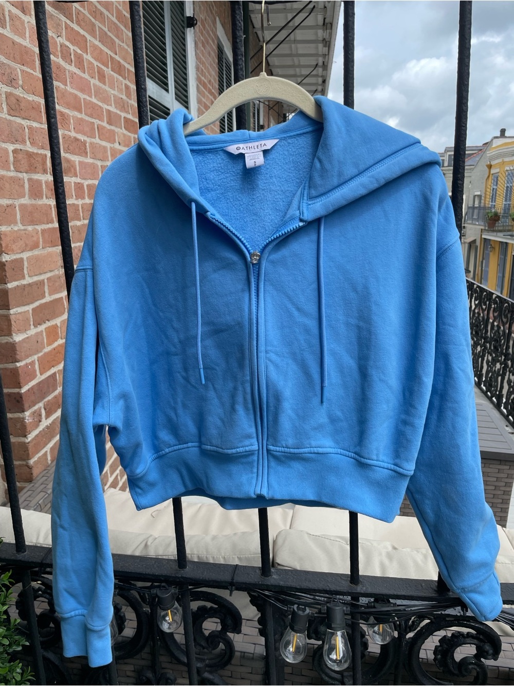 Athleta Blue Zip-Up Hoodie(NWOT)